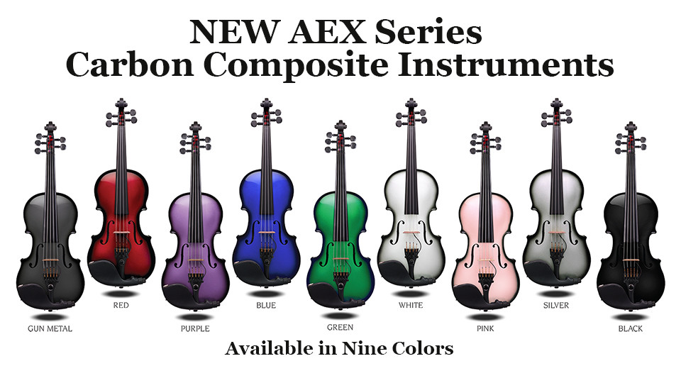 AEX CARBON COMPOSITE ACOUSTIC ELECTRIC VIOLIN 5 STRING