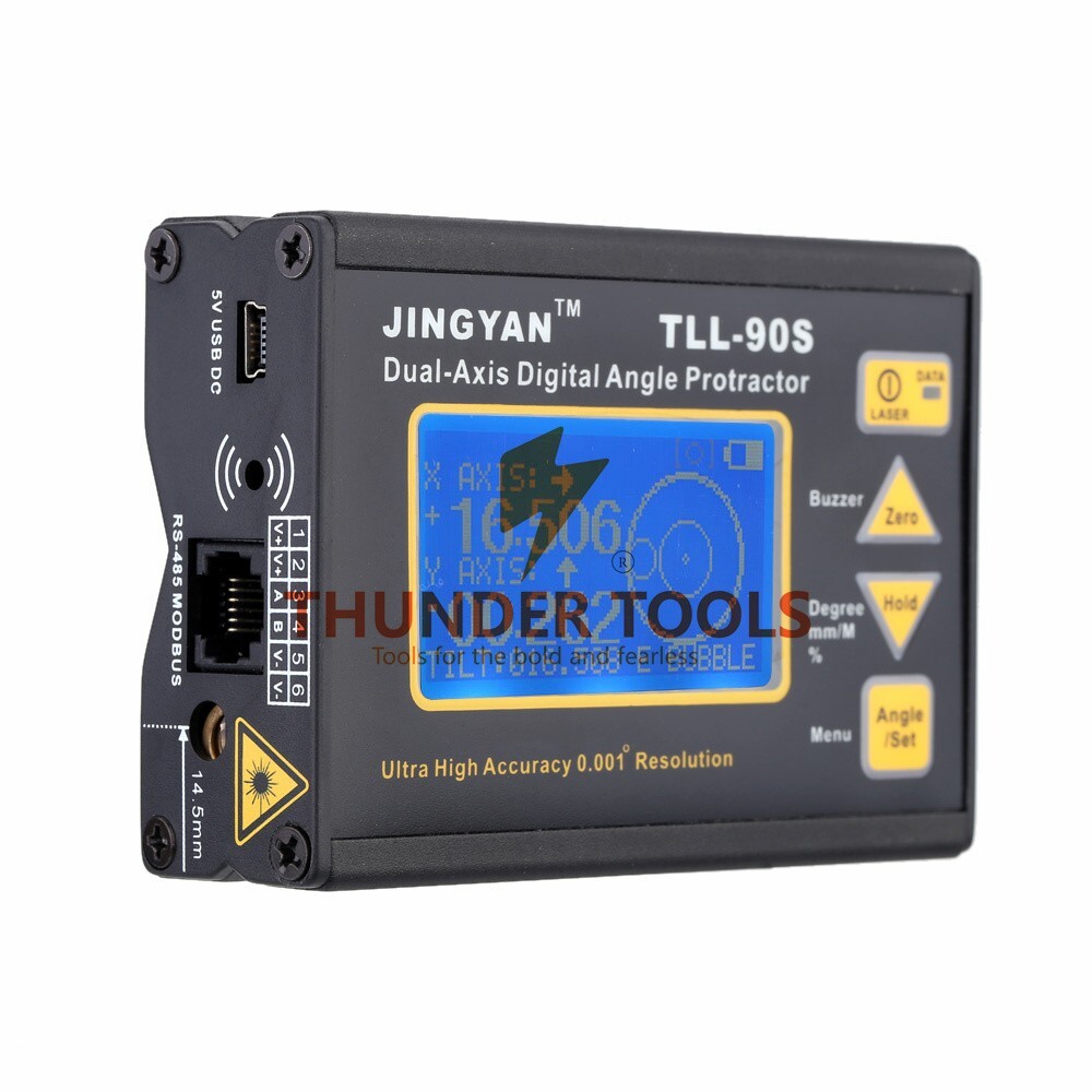 Thunder Tools TLL-90S Super High Precision Angle Meter Professional Dual-axis