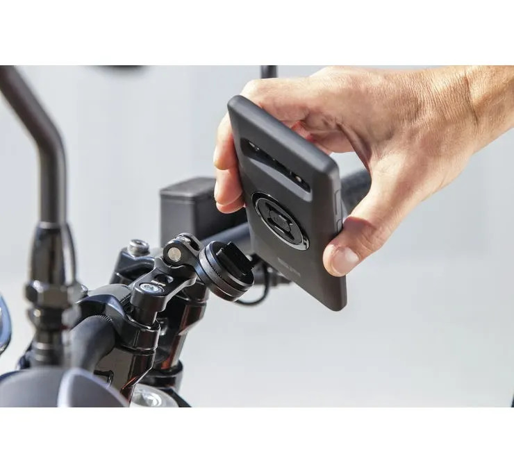 SP Connect Black Handlebar Riser Clamp Mount PRO Harley & Custom Application