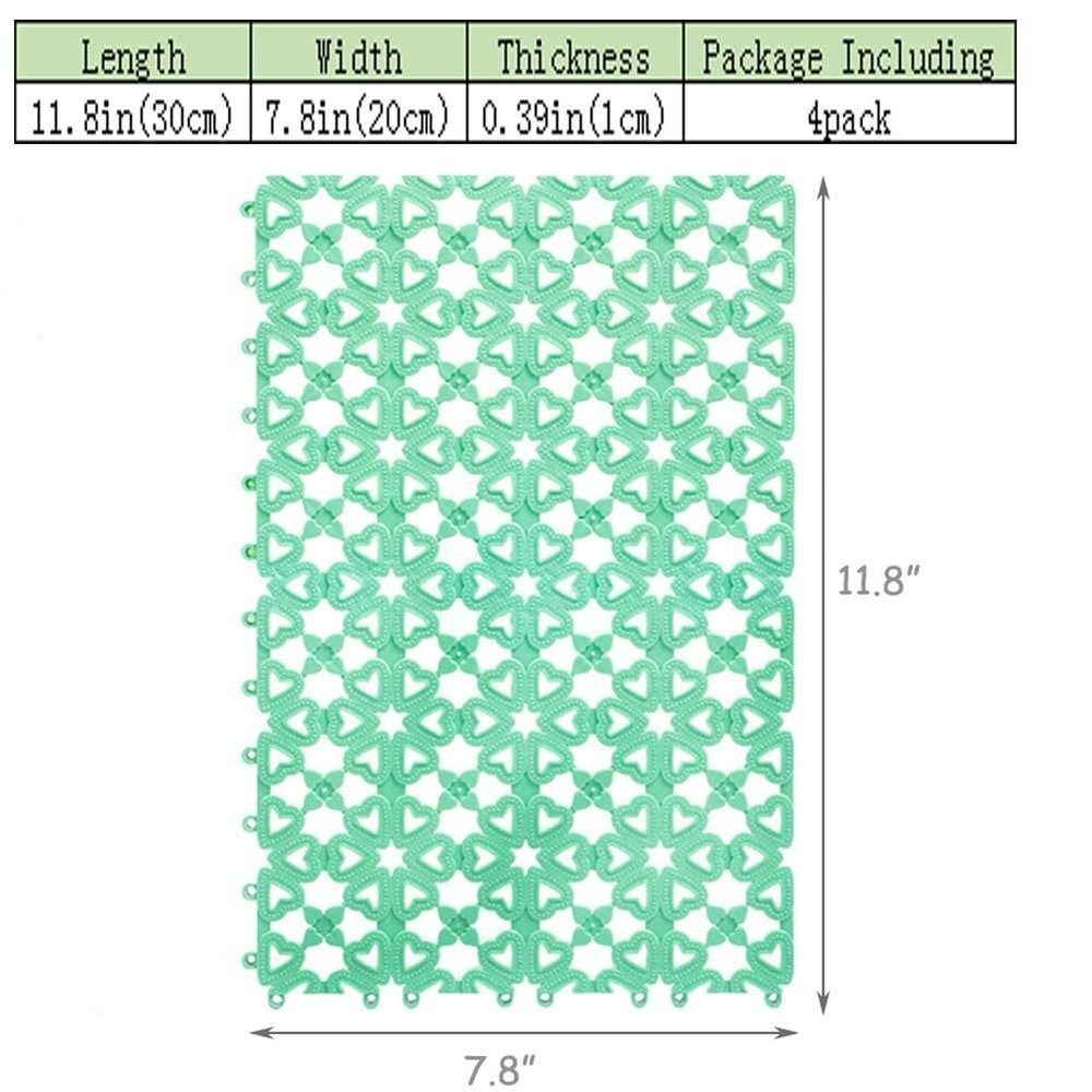 Rabbit Cage Mats 6 Pcs Rabbit Resting Mat for Wire Floor Cages Plastic Bunny ...