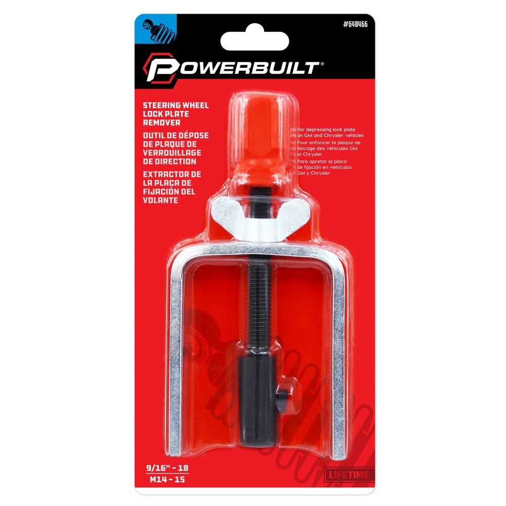 Powerbuilt Steering Wheel Lock Plate Remover - 648466