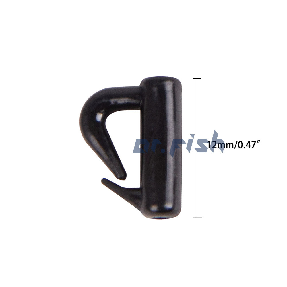 100* Spinner Clevis Quick Change Walleye Rigs Spinner Making Accessories Black