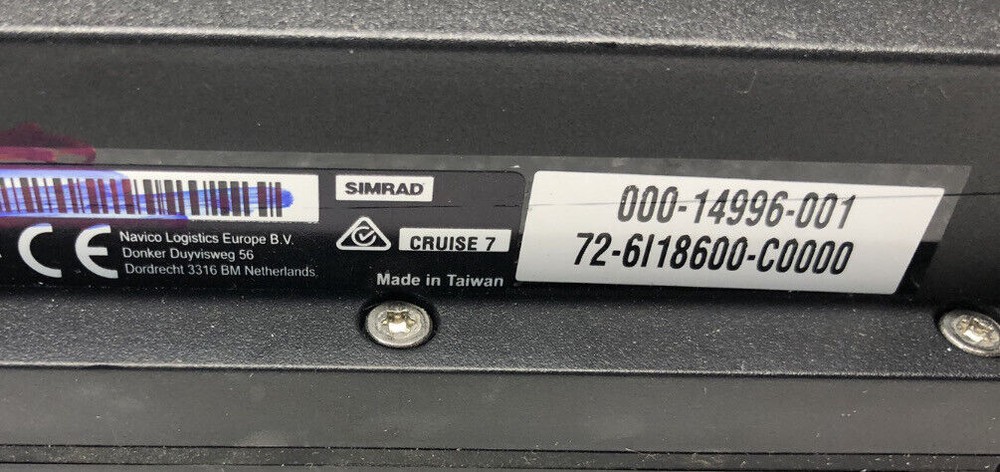 Simrad CRUISE 7 Chartplotter/Multifunction Boat Display 000-14996-001