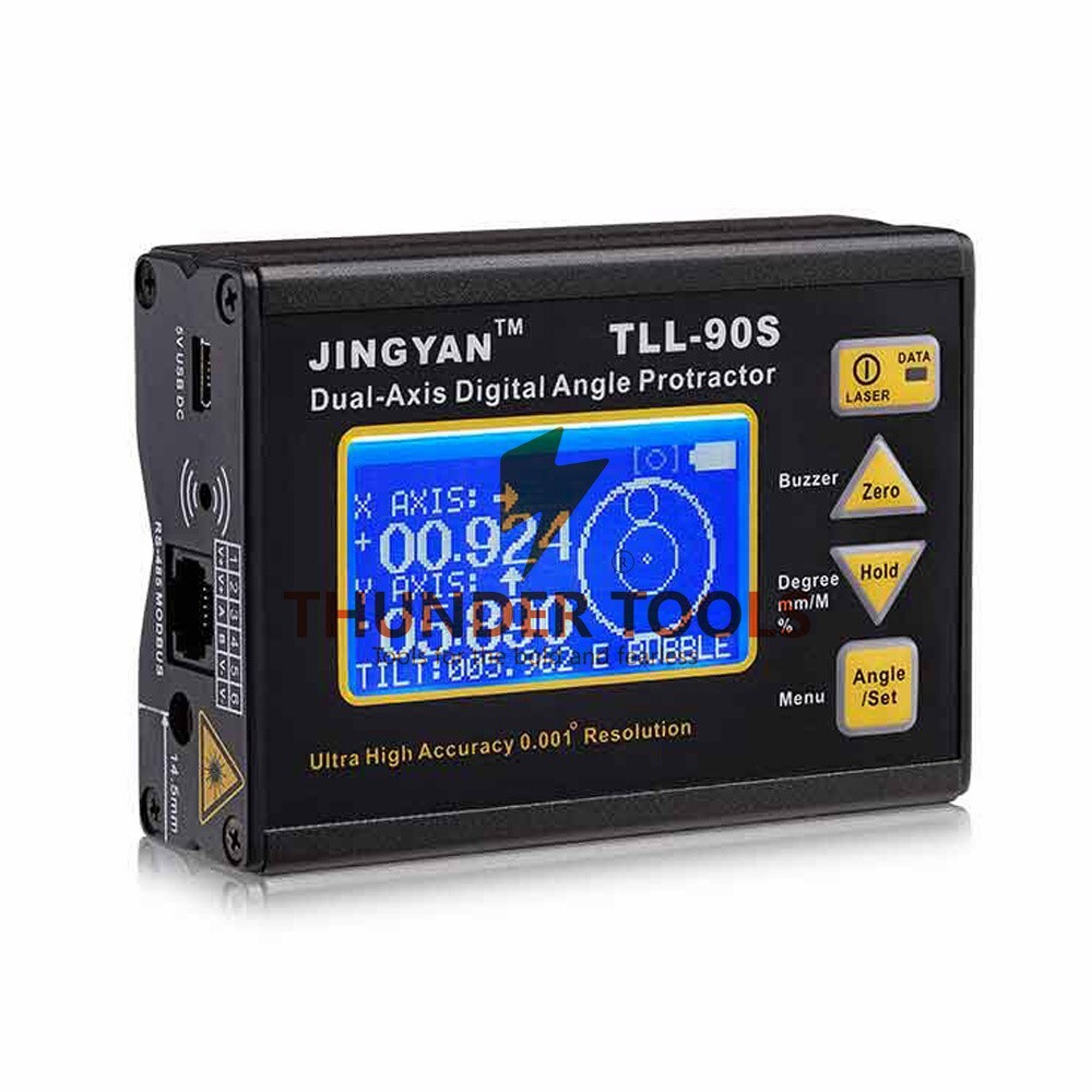 Thunder Tools TLL-90S Super High Precision Angle Meter Professional Dual-axis