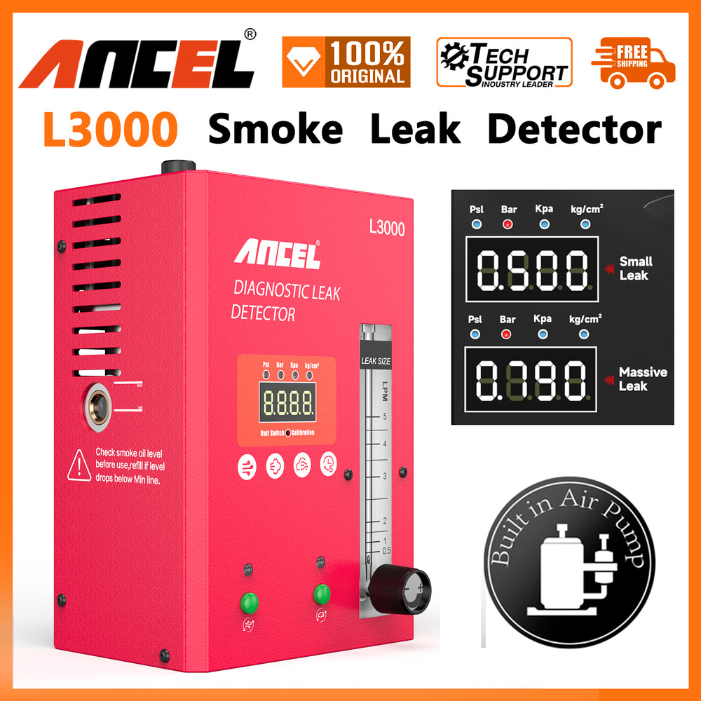 Ancel L3000 upgraded S3000 PRO EVAP Smoke Machine Leak Detector Diagnostic Tool