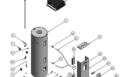 RHEEM DUX HOT WATER TANK CYLINDER ANODE 1153MM LONG P/N 221914