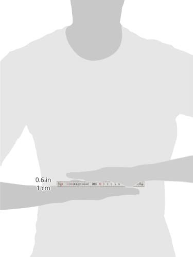 Wiha 61602 MaxiFlex Metric Folding Ruler 2 Meter Scratch Resistant Compact Tool