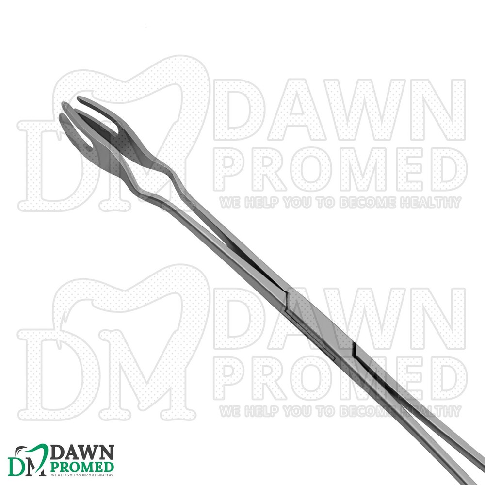 6 Pcs Davis Sterilizer Forceps 10" 4-Prong Without Lock Lab Dental Surgical Set