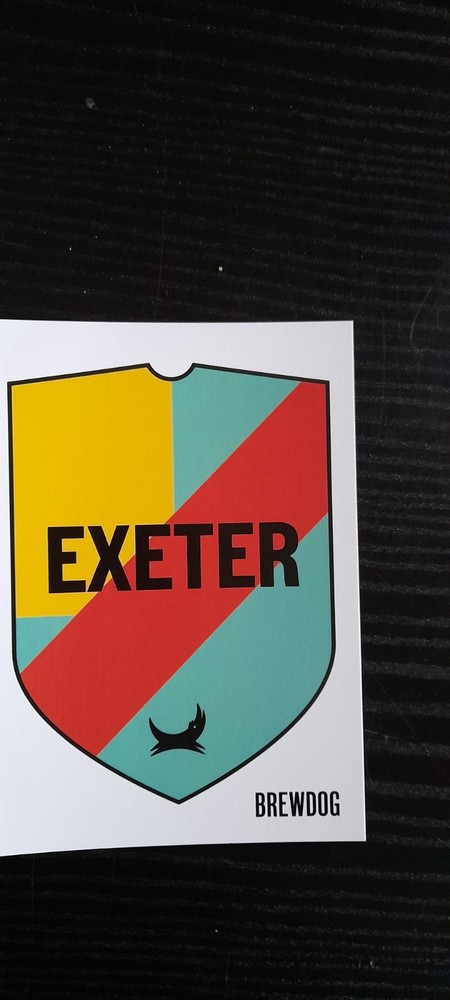 Brewdog Exeter  Postcard