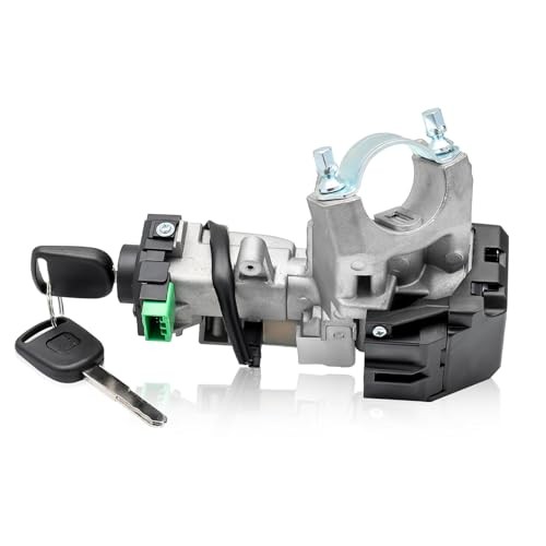 - Ignition Lock Cylinder & Housing with 2 Keys Honda Lock Ignition Assembly