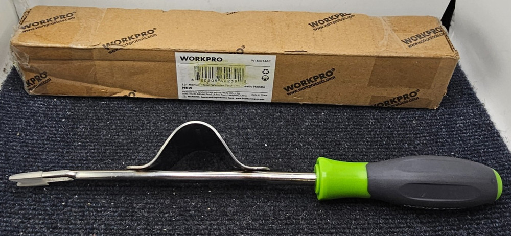 Workpro W153014AE: 12-inch Manual Hand Weeder Tool With Plastic Handle