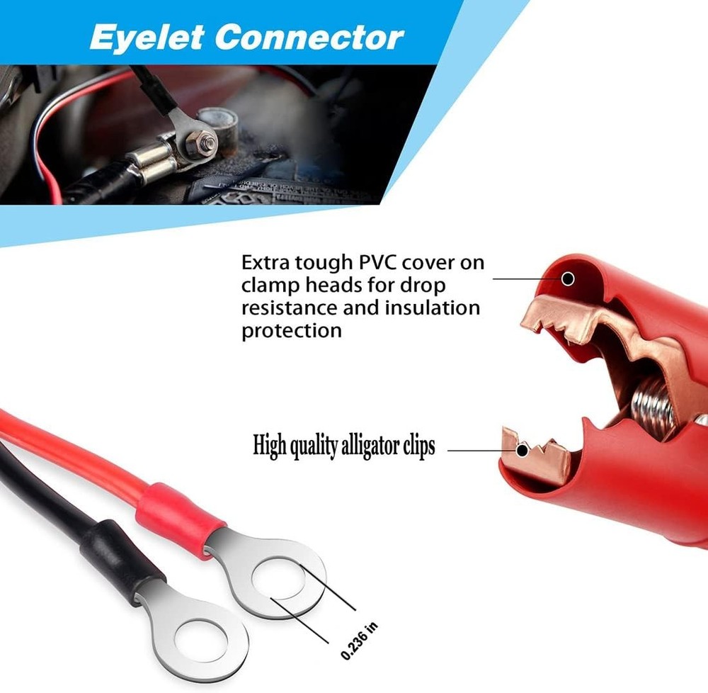 Heavy Duty Battery Alligator Clips