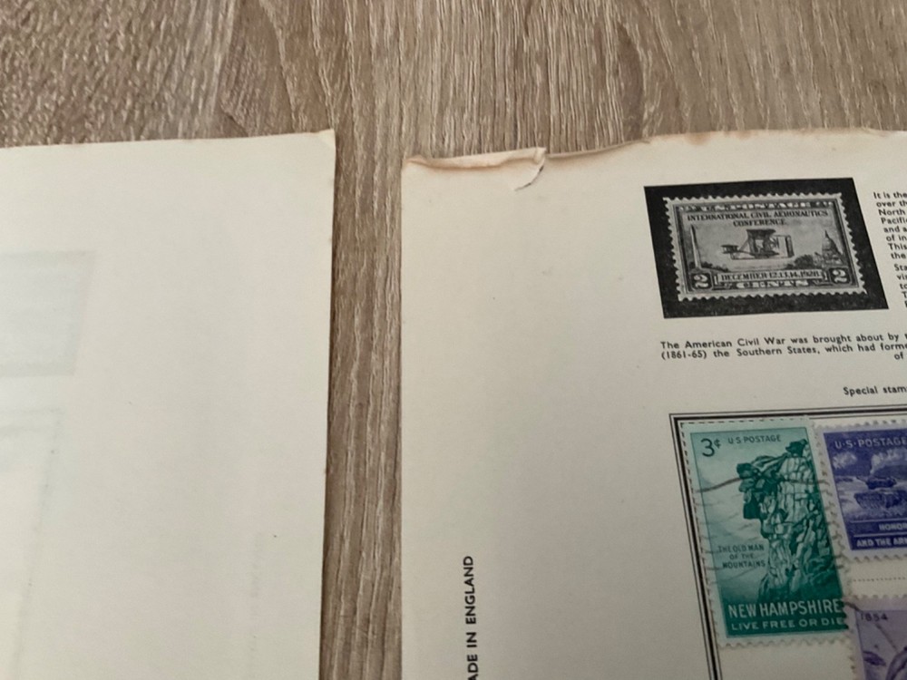 Vintage American Stamps.