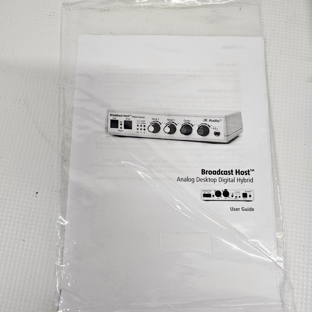 JK Audio Broadcast Host Digital Hybrid Phone Line Interface