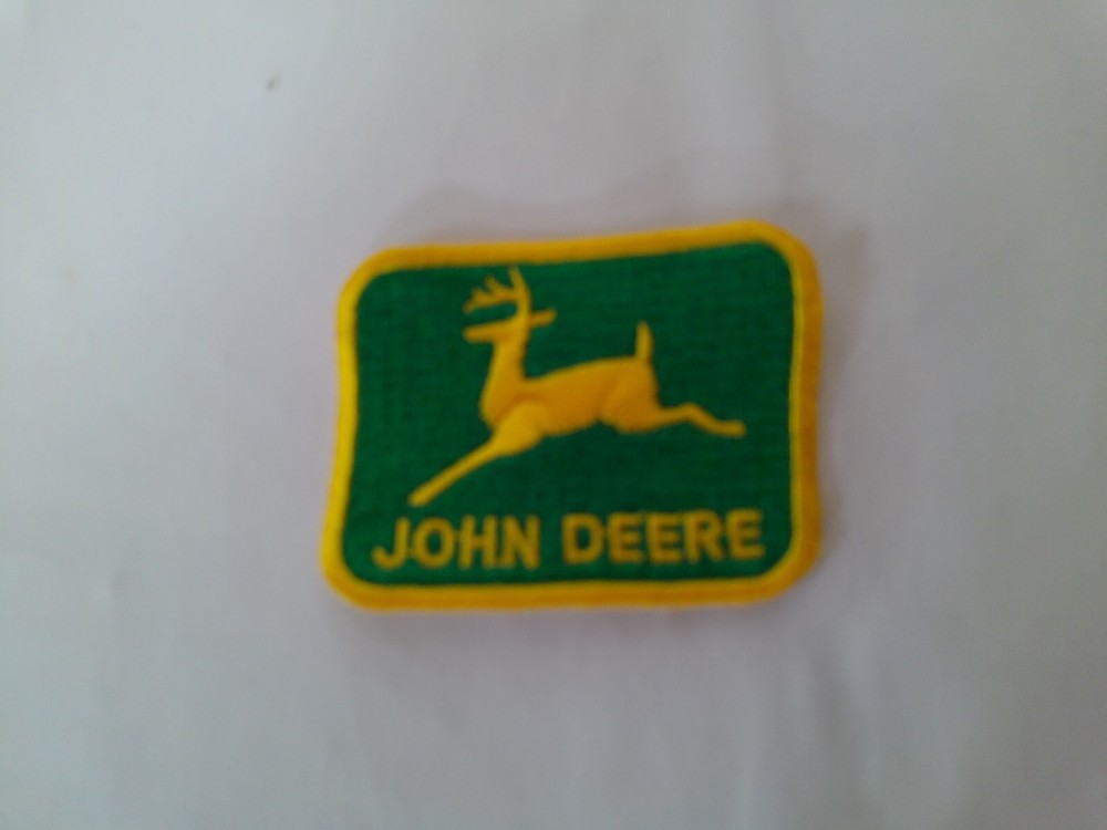 John Deere iron on patch 2 x 2 1/2