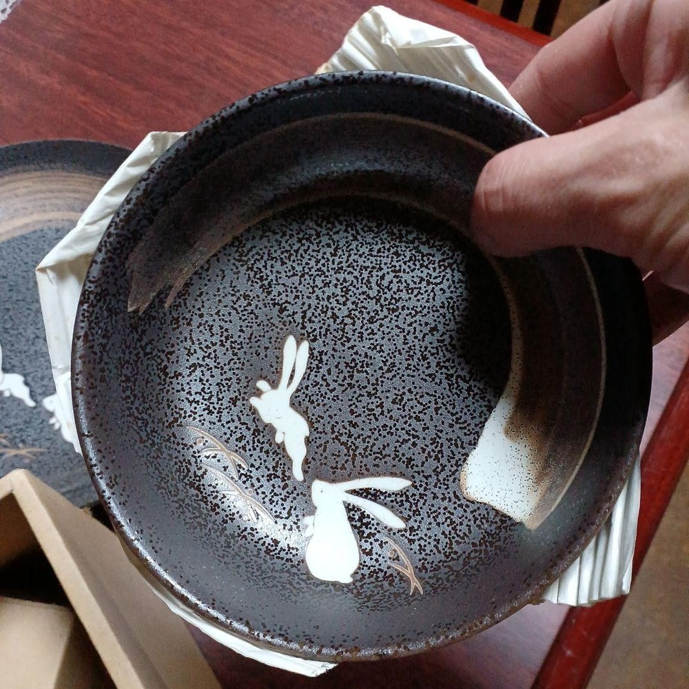 Rabbit pattern ceramic tableware set