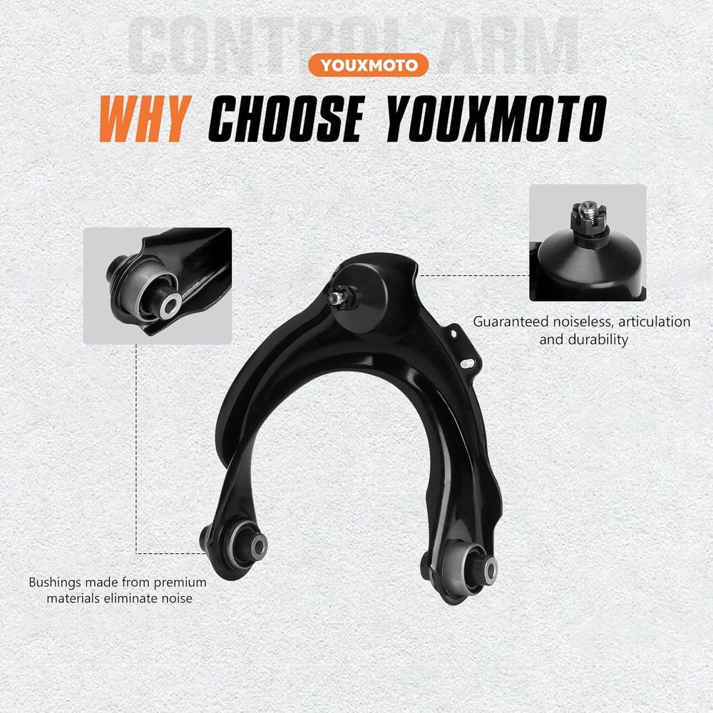 Front Upper Control Arms Honda Accord Pair