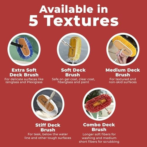 Classic 10" Deck Brush Black Deck Brush X-Soft