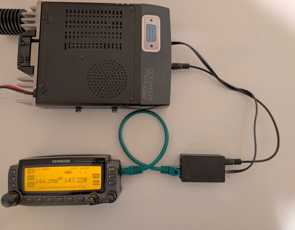 Kenwood D700 internal GPS conversion kit