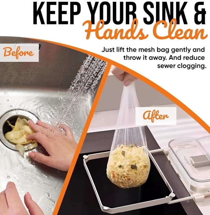 Kitchen Sink Hanging Strainer