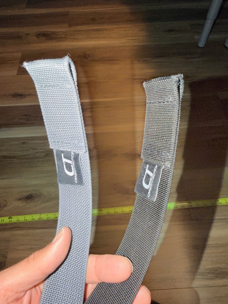 Titanium Ti Hook Elements EDC Belt single layer black webbing Carbon Tactics