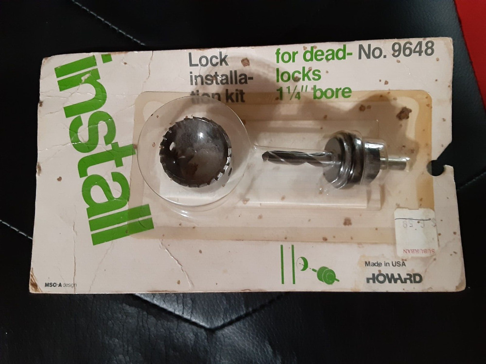 Howard Lock Installation kit for dead locks #9648