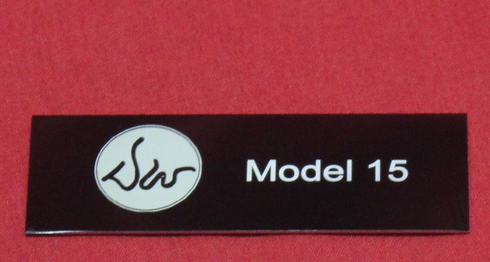 Dan Wesson Model 15 Display Case Plaque