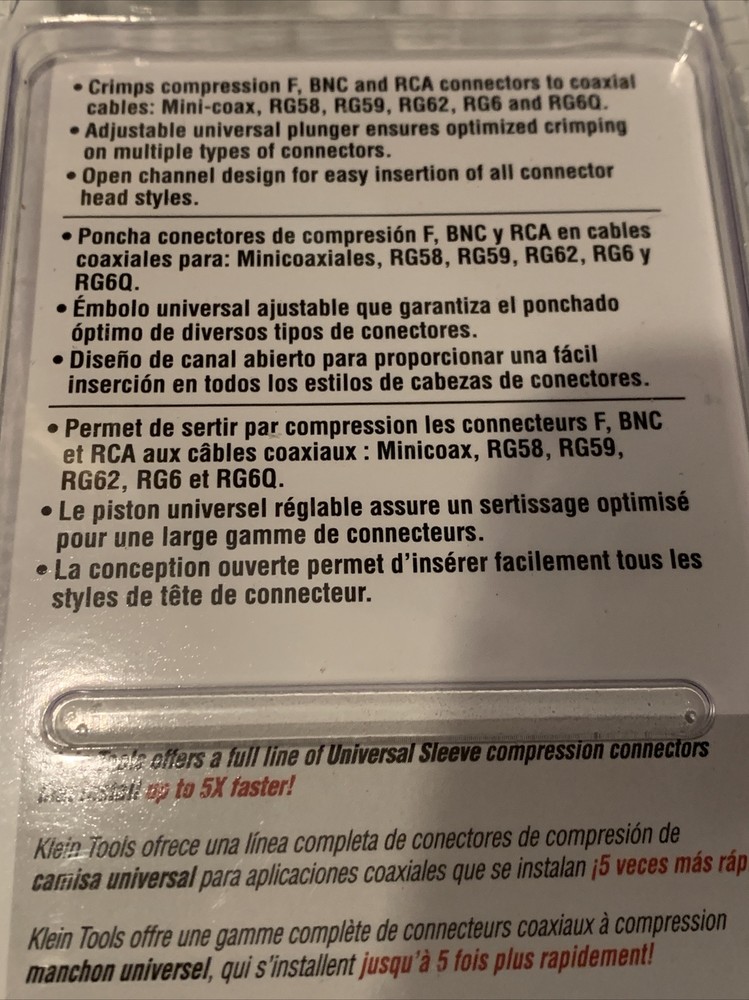 *BRAND NEW* - Klein Tools VDV211-048 Compact Multi-Connector Compression Crimper
