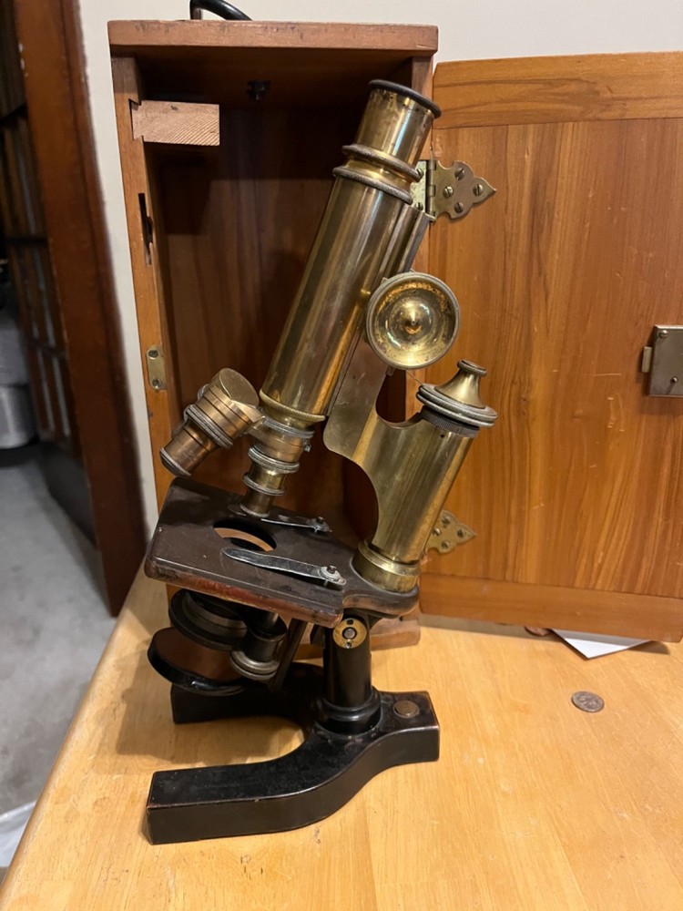 1905 Bausch & Lomb Brass Microscope