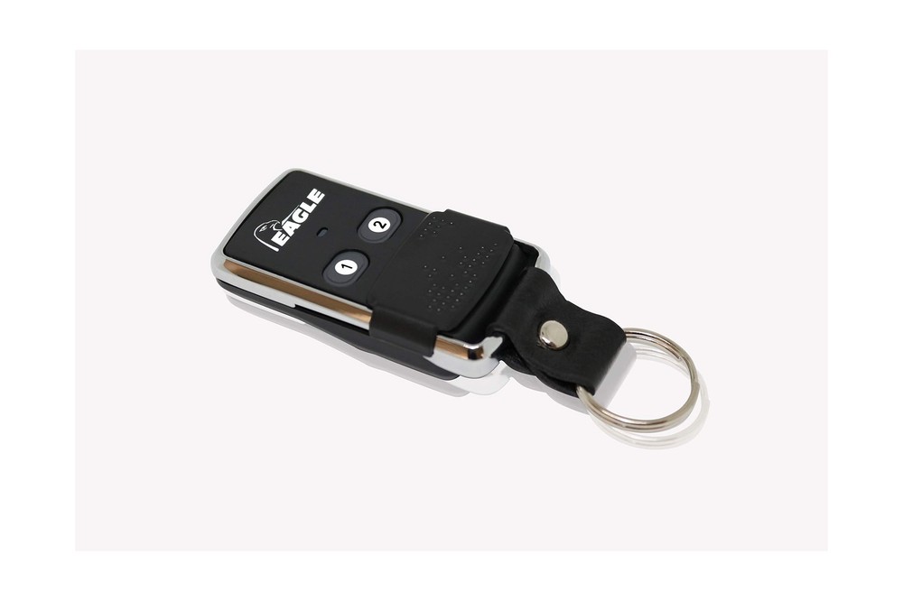 Eagle Chrome Series 2 Button Keychain Remote/Transmitter EG643 Comp... Fast Ship