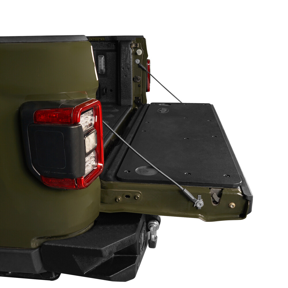 Black Tailgate Plastic Table Shelf Panel Replace Fit Jeep Gladiator JT 2020-2026