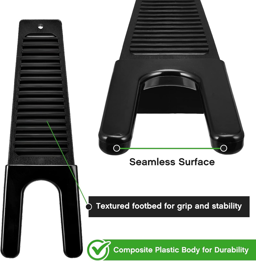 3 Pieces Cowboy Boot Hooks Long Shoes Pull and Boot Puller Set with Long Handle