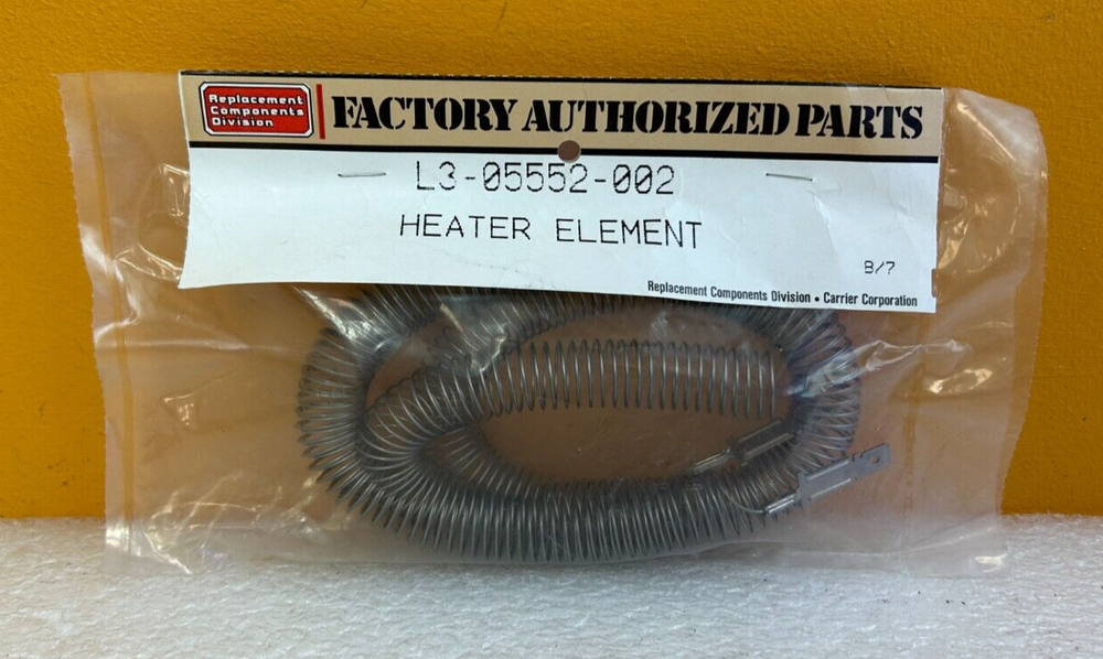 Carrier L3-05552-002 460 V, Heater Element, For 3-05552-002 Heaters. New!