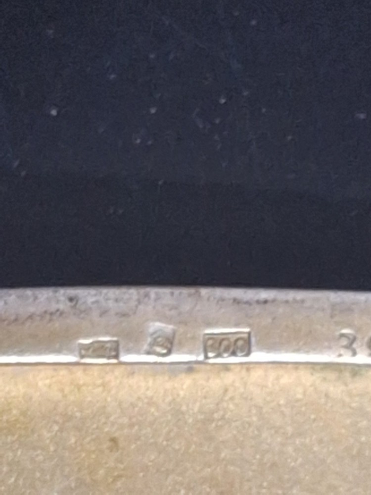 Real Silver 800 German Cigarette Case