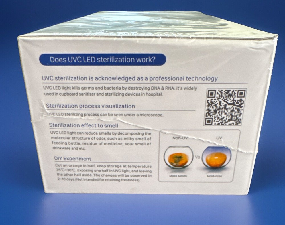 UVC LED Sterilizing Multiuse Storage Box Desktop UV Sanitizer