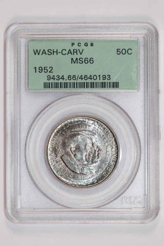 1942-D WALKING LIBERTY HALF DOLLAR PCGS MS66 OGH