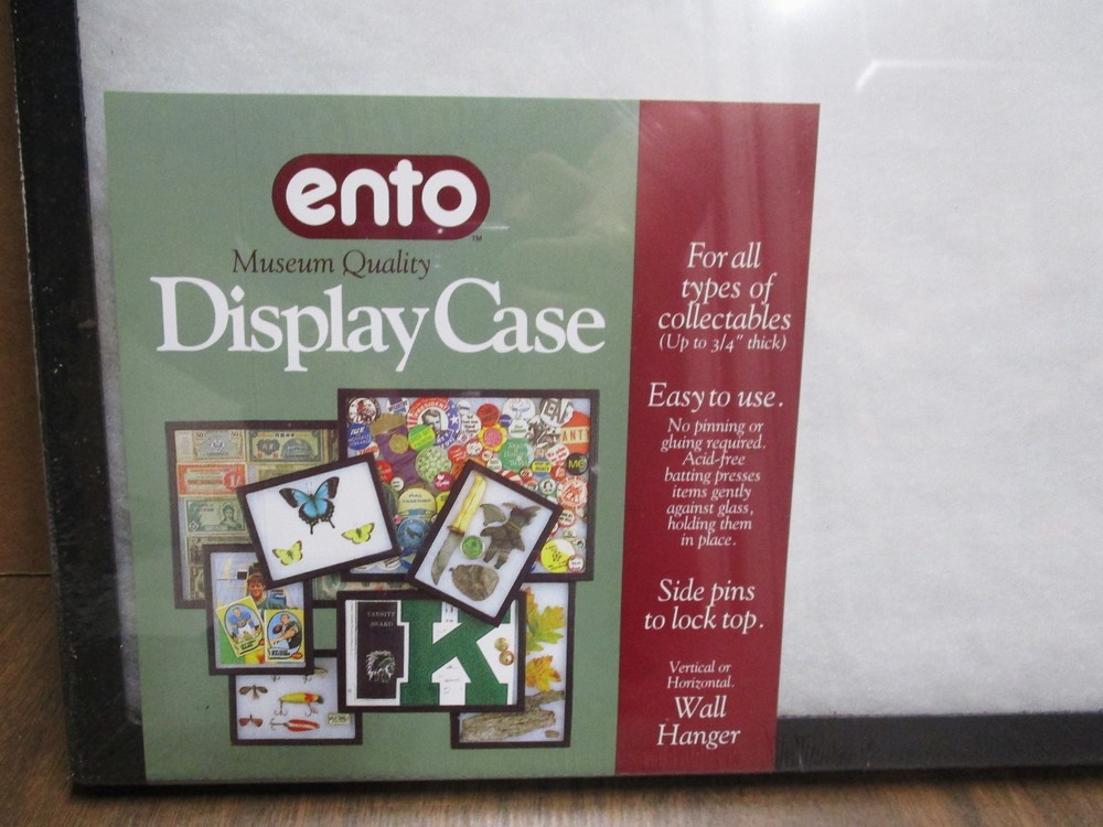 Ento wall hanging museum quality display case 12" x 16"