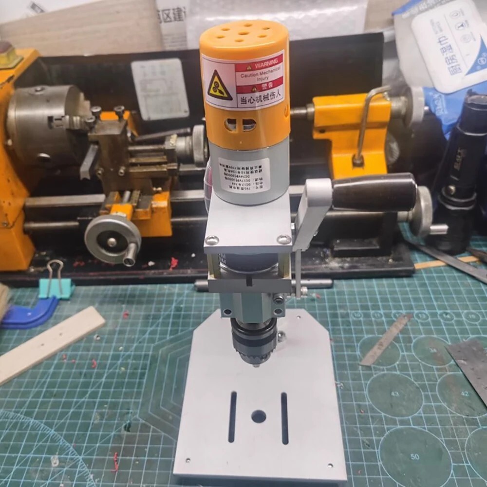 Electric Mini Drill Press Precision CNC Table Drilling Machine Set Driller B10