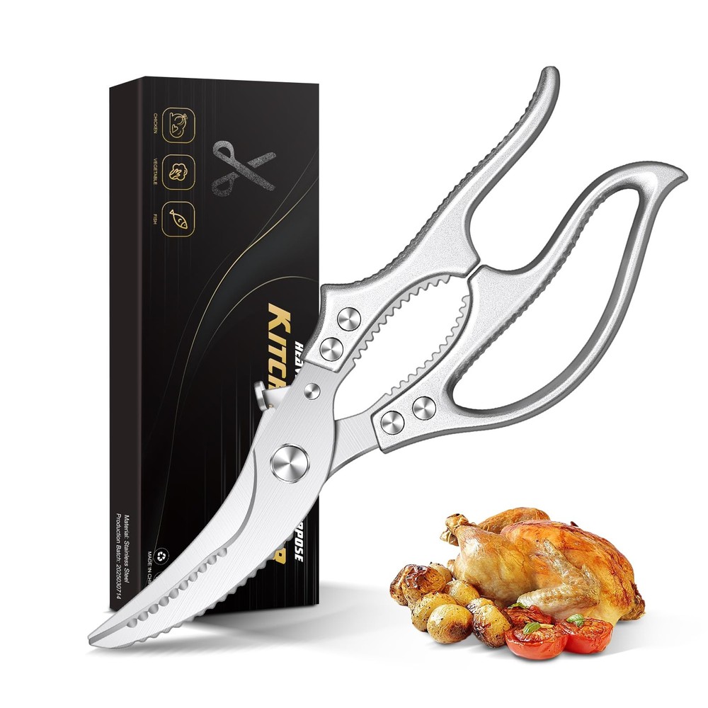 Poultry Shears – Kitchen Shears & Multipurpose Kitchen Scissors for Meat, Chi...