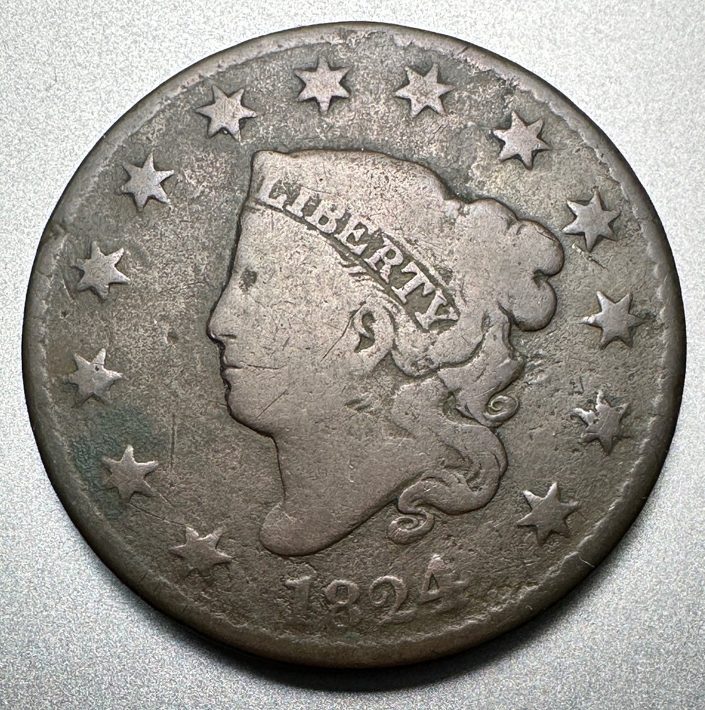 1824/2  LARGE CENT   GOOD DETAILS   #1991