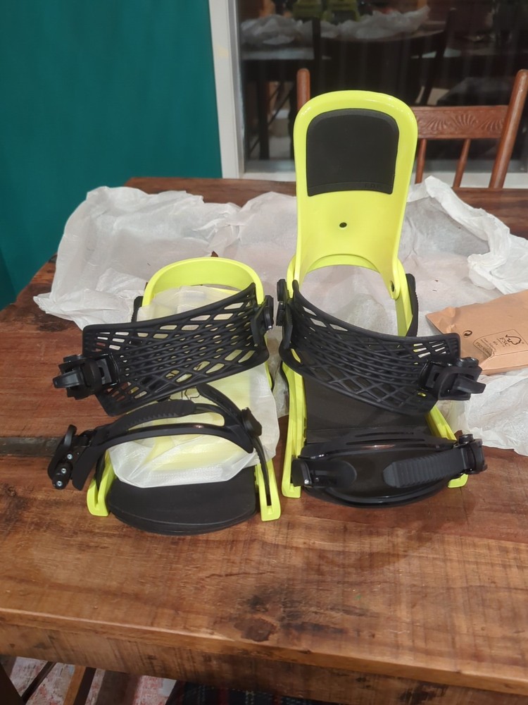 Salomon EDB Bindings Yellow New - Size Large