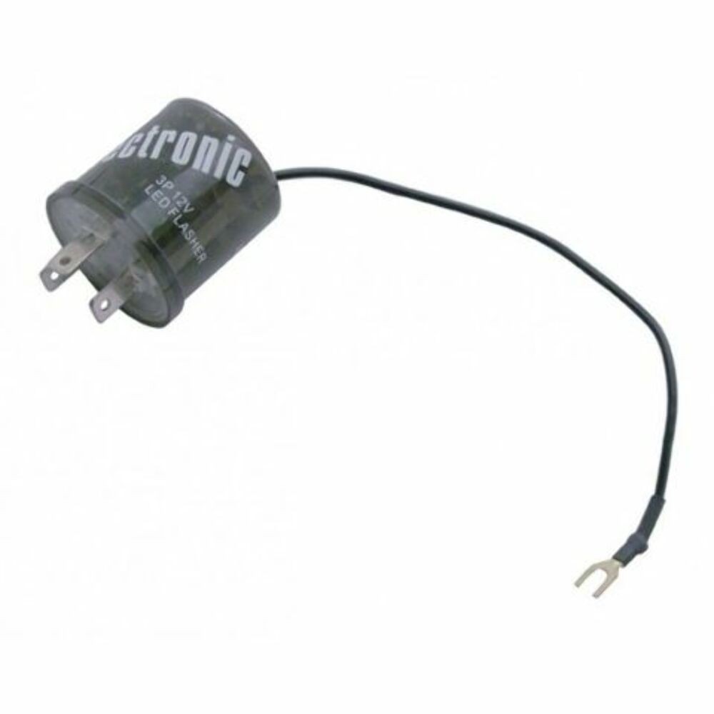 3 Terminal LED Signal Flasher Switch - 12V Input, 20 AMP Max