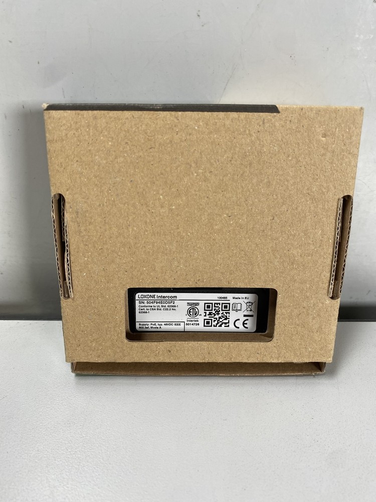 LOXONE (100485) Video Proximity Door Intercom in Anthracite