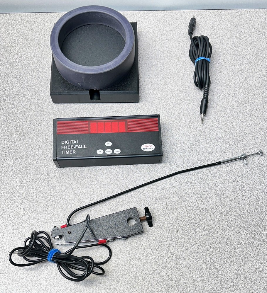 CENCO Physics  Digital Free-Fall Timer AS-IS UNTESTED MISSING POWER ADAPTER!