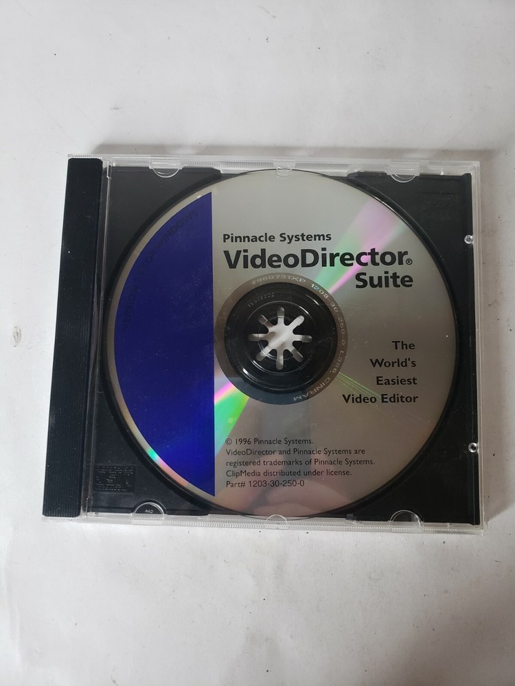 Pinnacle Systems VideoDirector Suite Version 2.5 Windows Video Editor