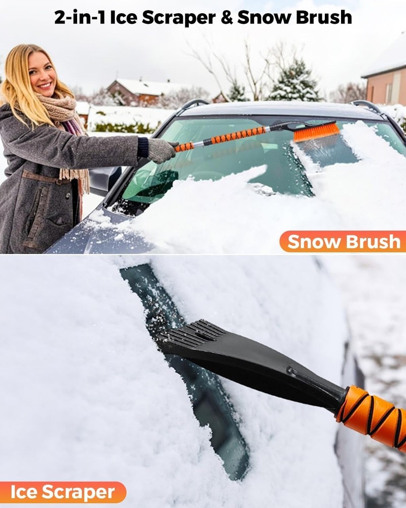 Telescopic Ice Scraper for Car Windshield