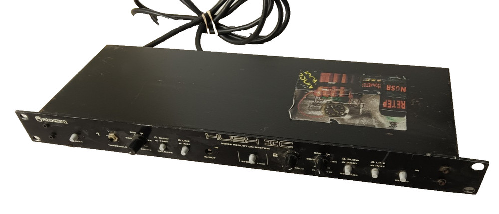 Rocktron HUSH IIC Noise Reduction System Rack Missing Knob