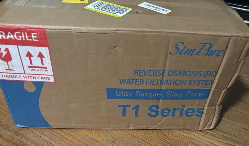 SimPure T1-400UV Tankless Reverse Osmosis System with UV, NSF/ANSI 8 Stages