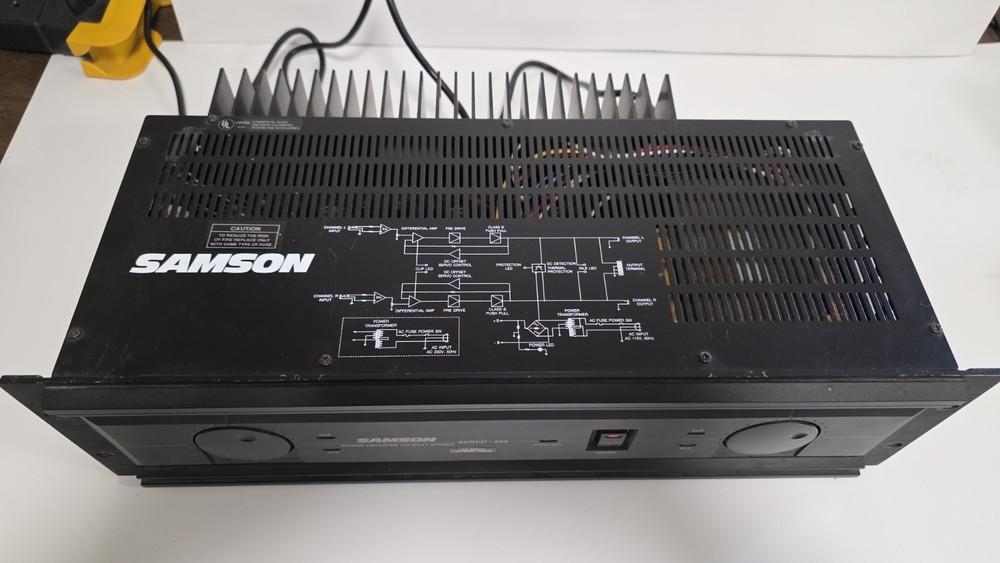 Samson Servo 550 Studio Amplifier