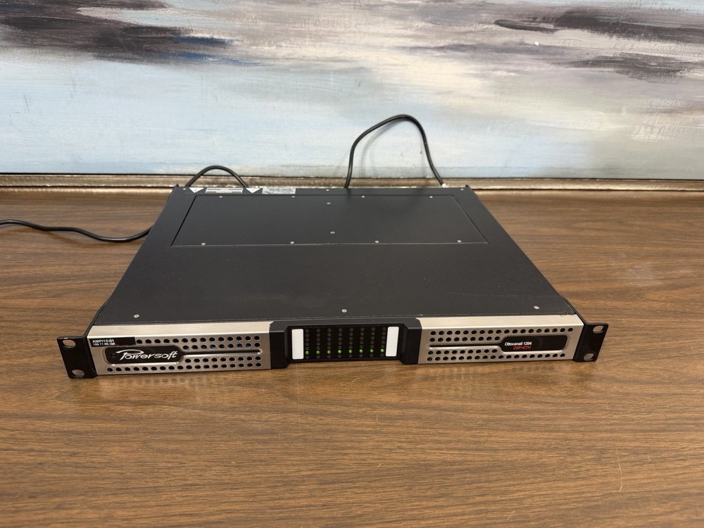 Powersoft Quattrocanali 1204 DSP+ETH Power Amplifier Working Great